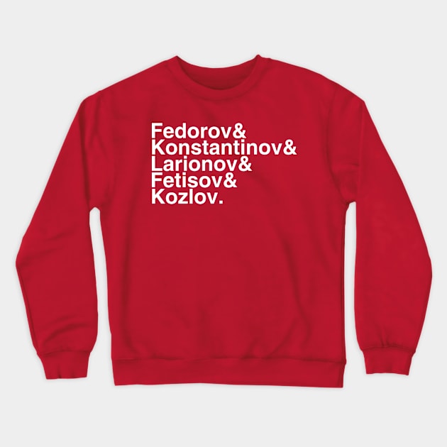 RUSSIAN 5 Crewneck Sweatshirt by YourLuckyTee